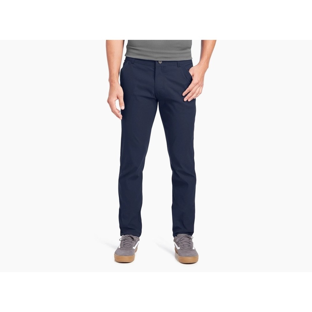 Kuhl Mens Renegade Afire Chino Performance Pants Comfort Tapered Fit Blue 33x28‎